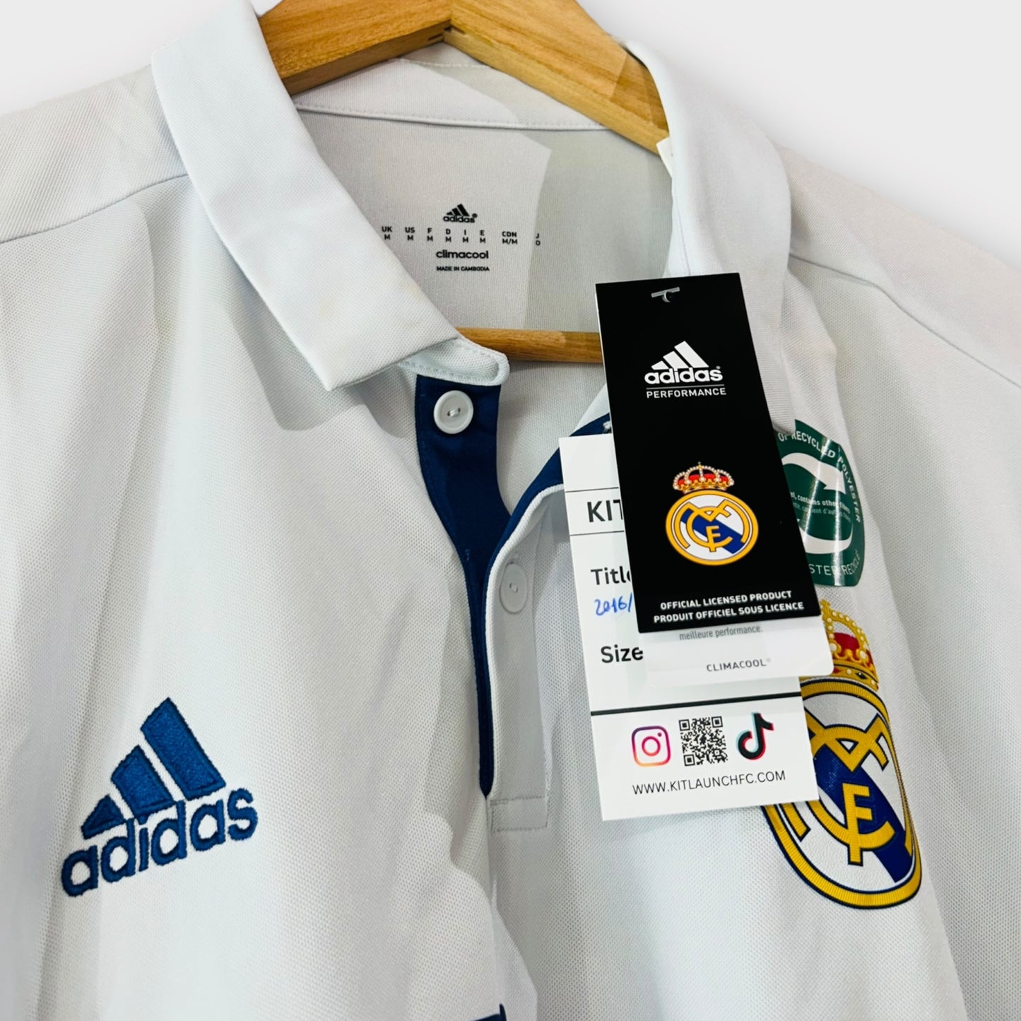 Real Madrid 2016/17 Home Shirt *BNWT* (Medium