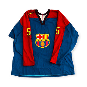 FC Barcelona 1998/99 Home Hockey Jersey - #5 (Large)