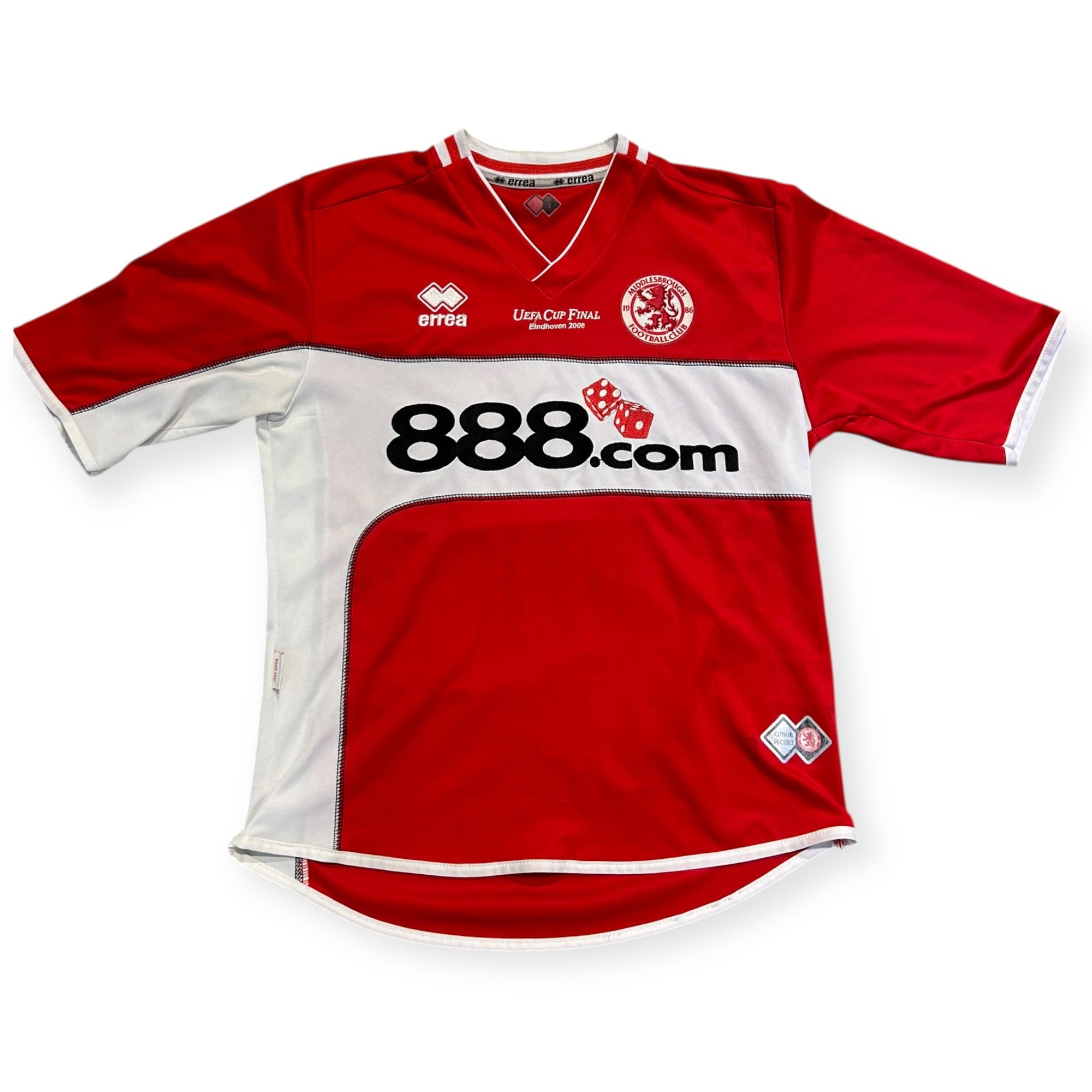 Middlesbrough 2005/06 UEFA Cup Final Shirt (Small) - KITLAUNCH