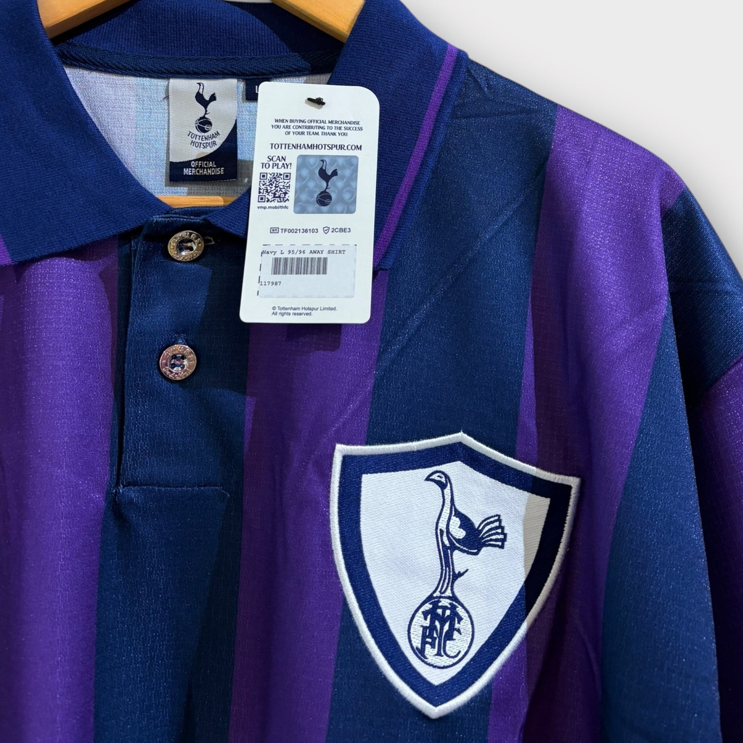 Tottenham Hotspur 1995-97 Away 'Official Pony Re-issue'