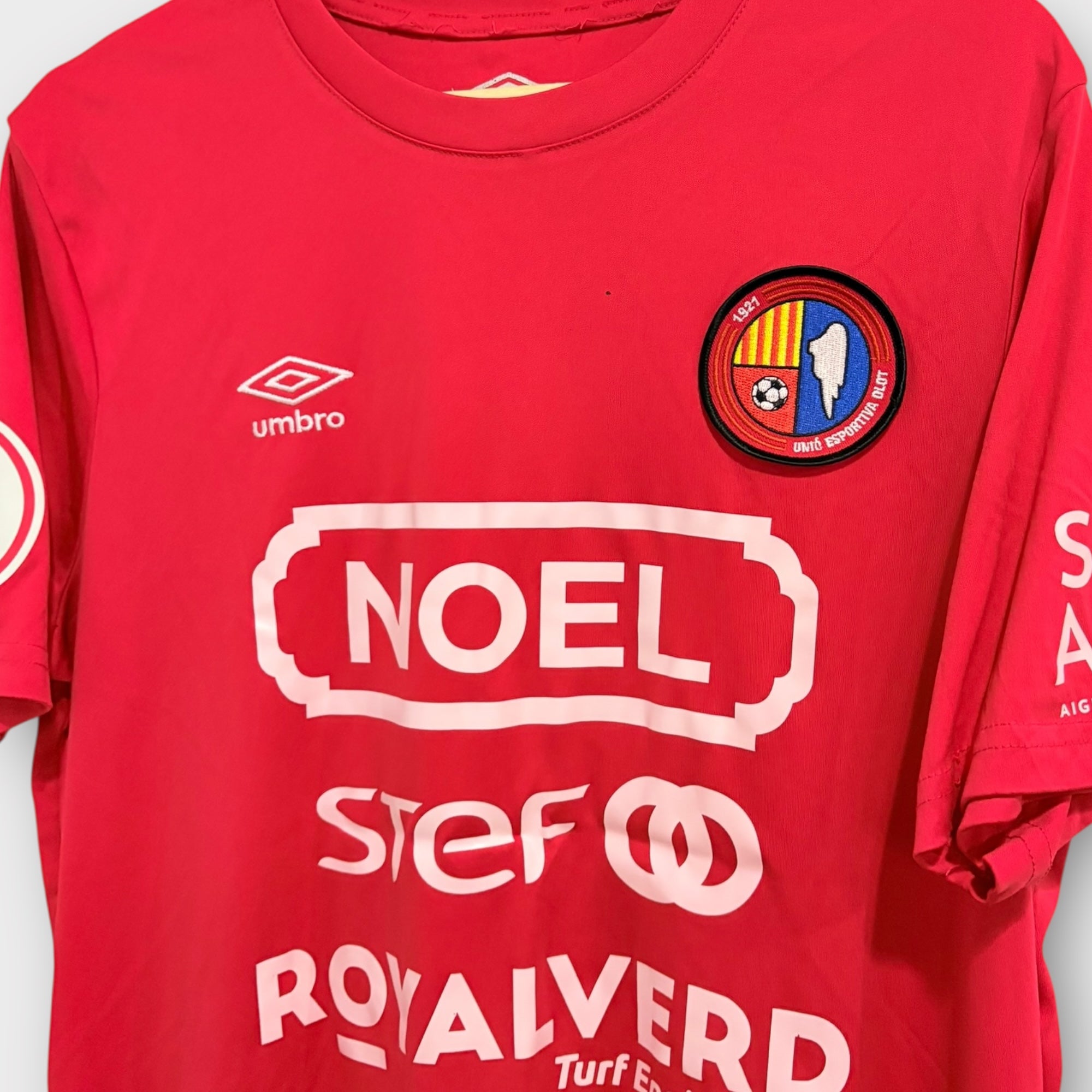UE Olot 2021-22 Home Shirt Match Worn / Issue - KITLAUNCH