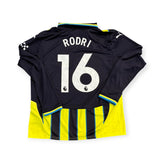 Manchester City 2024/25 Away Long Sleeve *New* - Rodri 16 (XL)