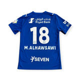Al Hilal 2025/26 Home *Match Worn* - M. Alhawsawai 18 (Large)