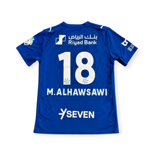 Al Hilal 2025/26 Home *Match Worn* - M. Alhawsawai 18 (Large)