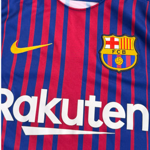 FC Barcelona 2017/18 Home - Piqué 3 (Large) - KITLAUNCH
