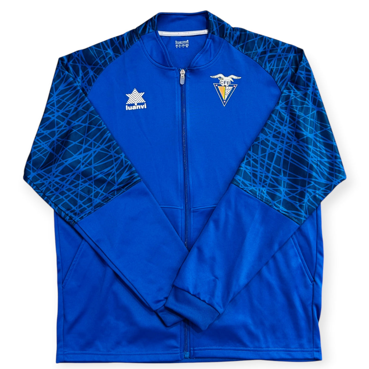 CF Badalona 2022/23 Blue Luanvi Track Jacket (Large)