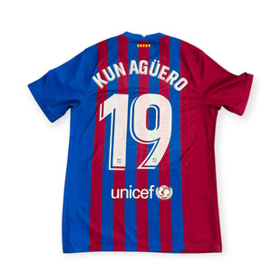 FC Barcelona 2021/22 Home - Kun Agüero 19 (Medium)