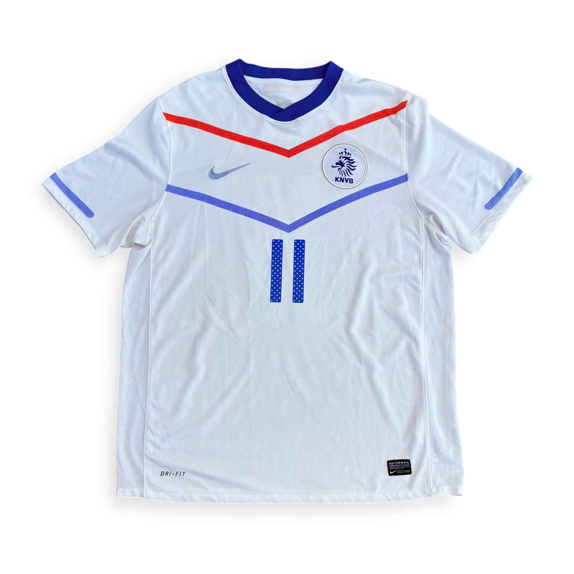 Netherlands 2010 Away - Robben 11 (Large)