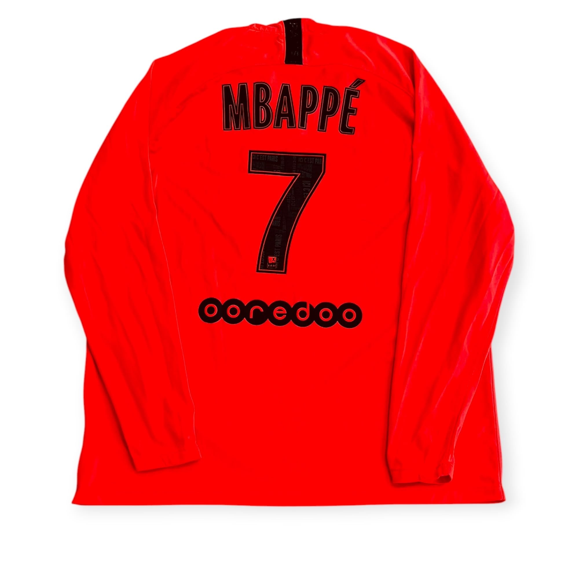 PSG 2019/20 Away Long Sleeve - Mbappe 7 (2XL)