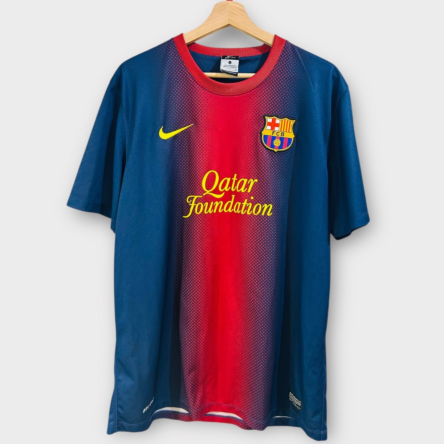 FC Barcelona 2012/13 Home - Iniesta 8 (Large)