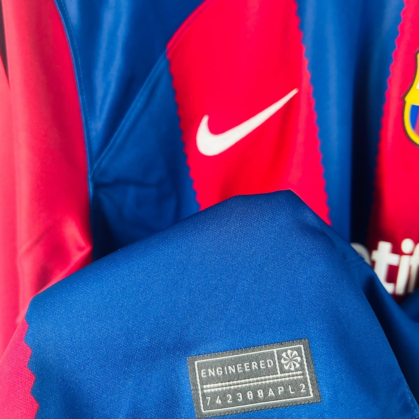 FC Barcelona 2023/24 Home L/S - Lewandowski 9 (Large)