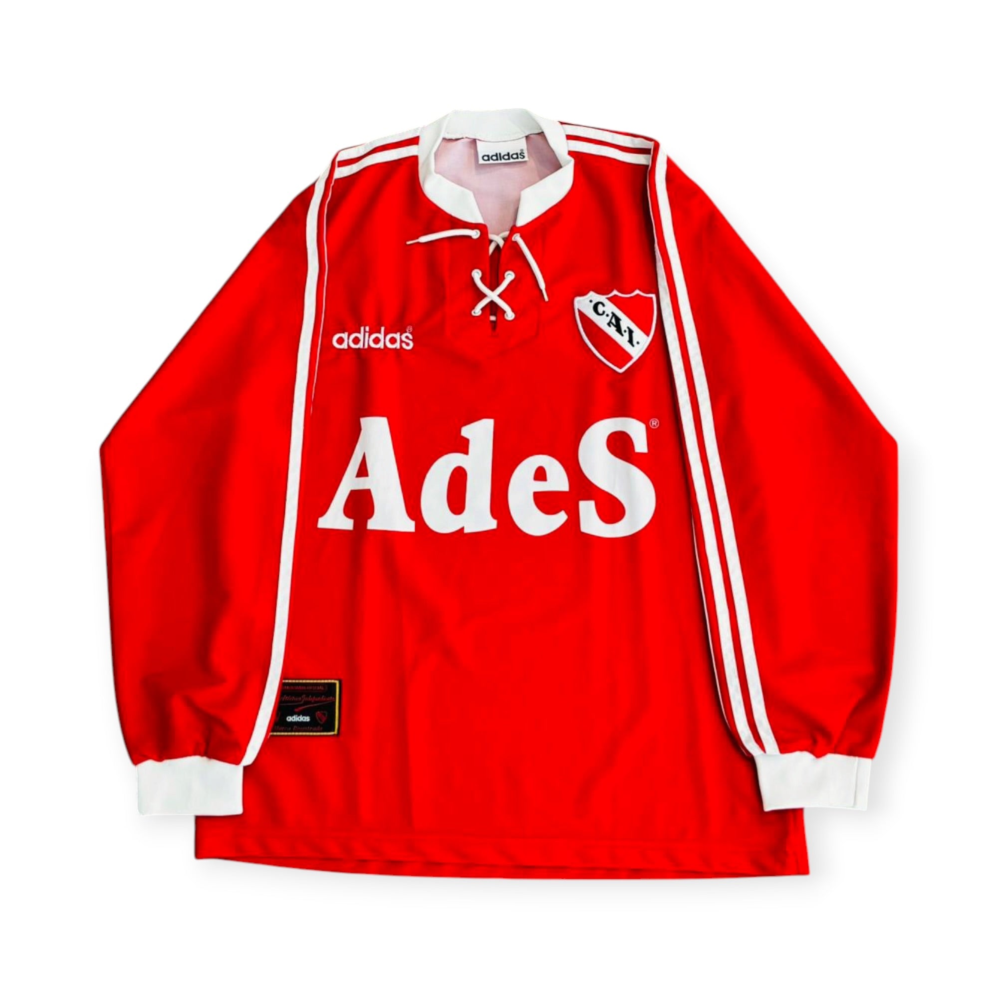 CA Independiente 1996/97 Home Long Sleeve (Small)