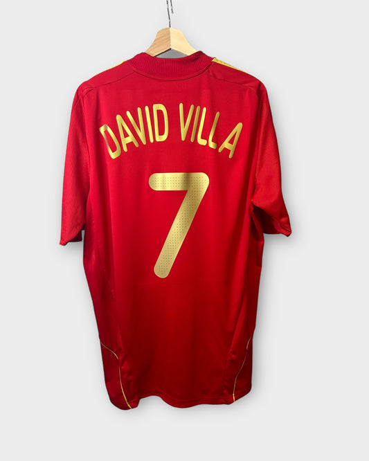 Spain 2008 Home - David Villa 7 (Large)