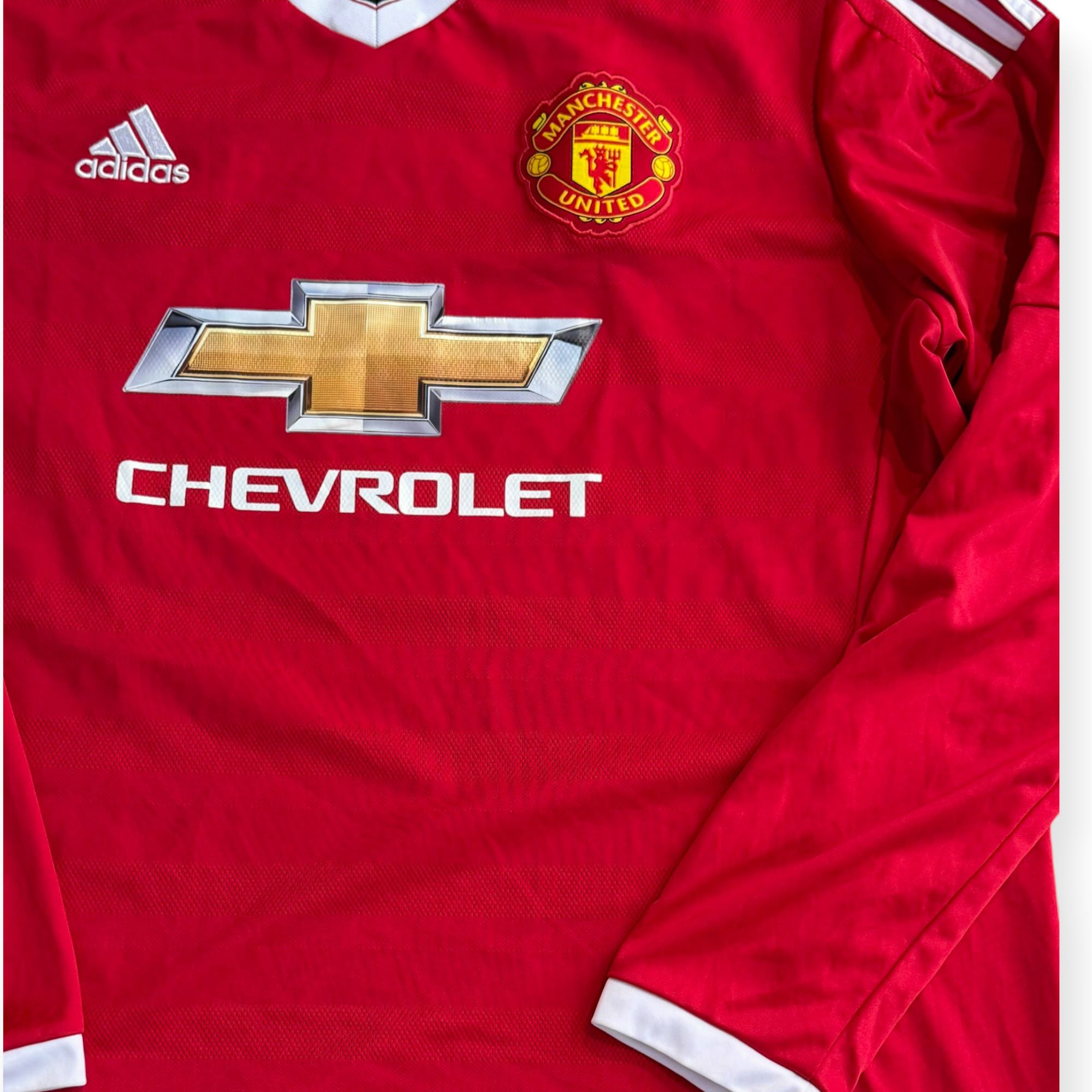 Manchester United 2015/16 Home Long Sleeve - Mata 8 (XL)