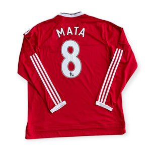 Manchester United 2015/16 Home Long Sleeve - Mata 8 (XL)