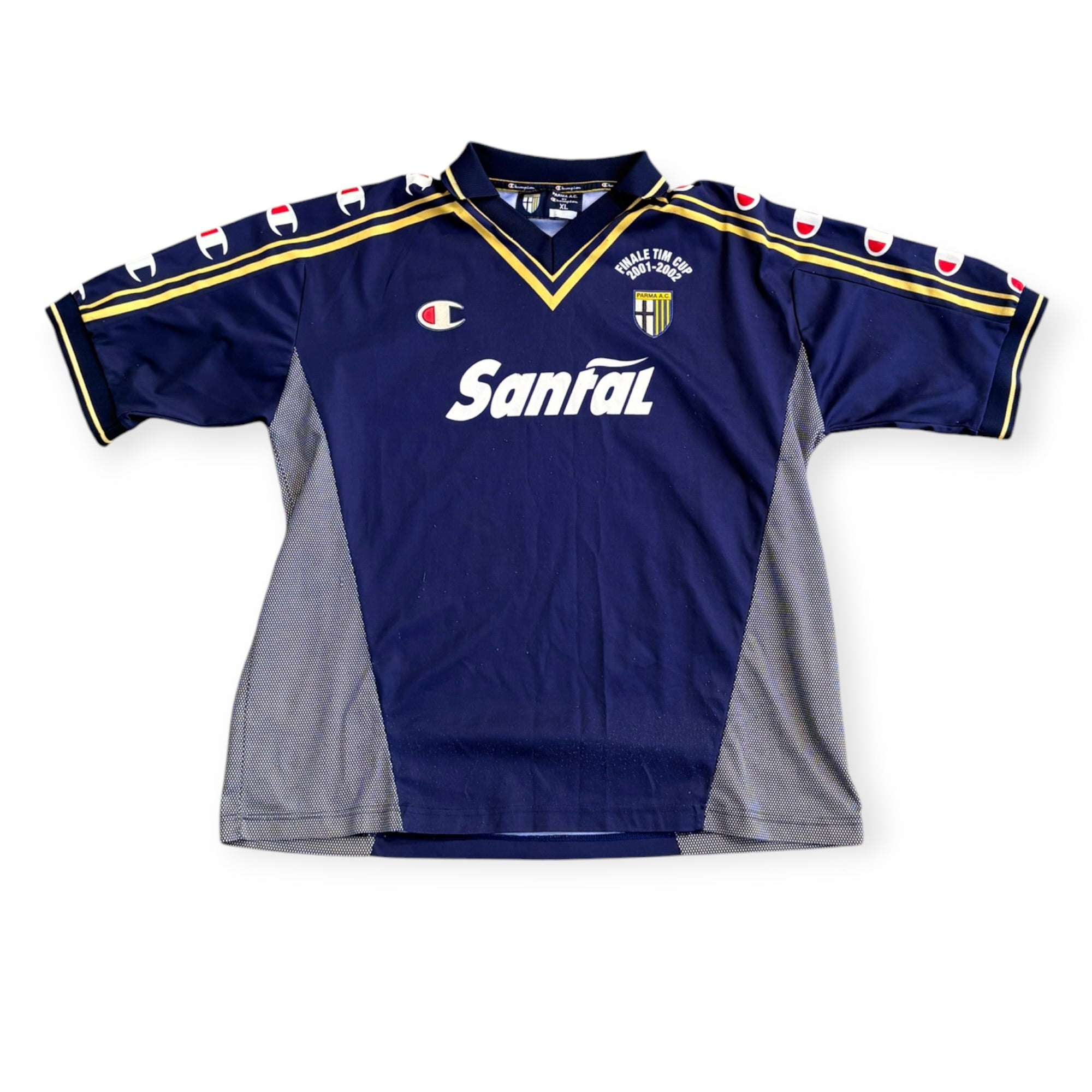Parma Calcio 2001/02 Away Shirt Screen Signed  (XL) - KITLAUNCH