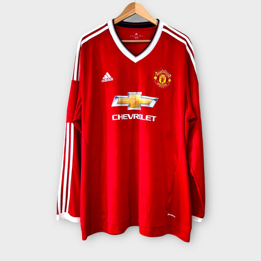 Manchester United 2015/16 Home Shirt Long-Sleeves (3XL)