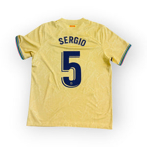 FC Barcelona 2022/23 Away - Sergio 5 (Large)