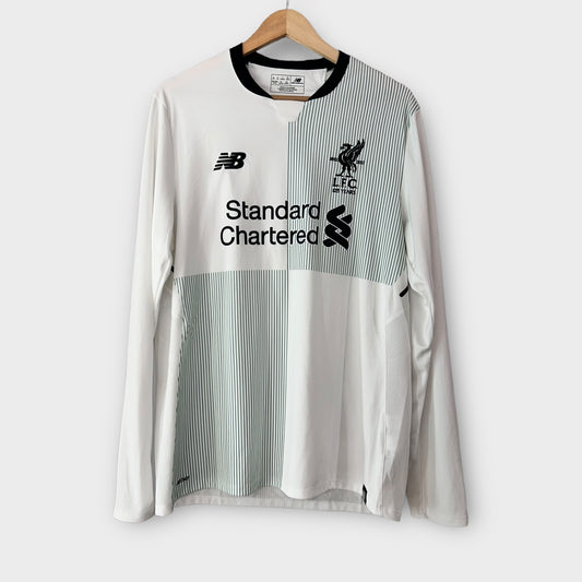 Liverpool 2017/18 Away Shirt Long-Sleeve (Large)