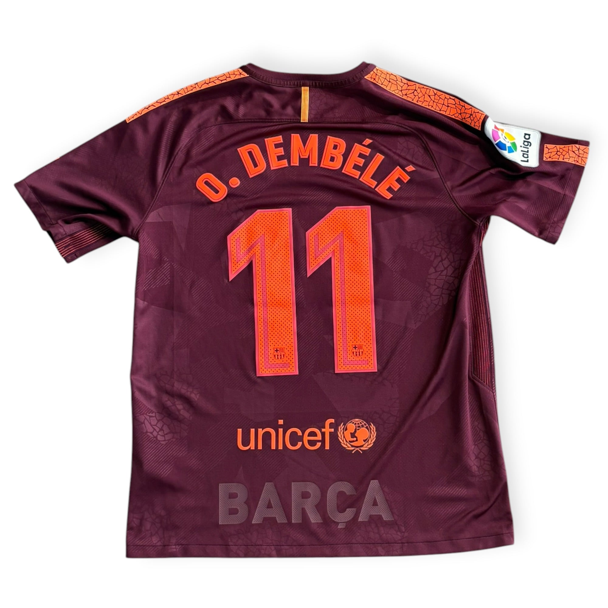 FC Barcelona 2017/18 Away - Dembele 11 (Large)