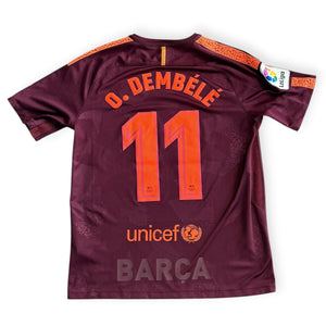 FC Barcelona 2017/18 Away - Dembele 11 (Large)