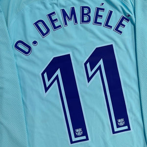 FC Barcelona 2017/18 Away 'Dembele 11' L/S Kitroom Issued (Medium) - KITLAUNCH