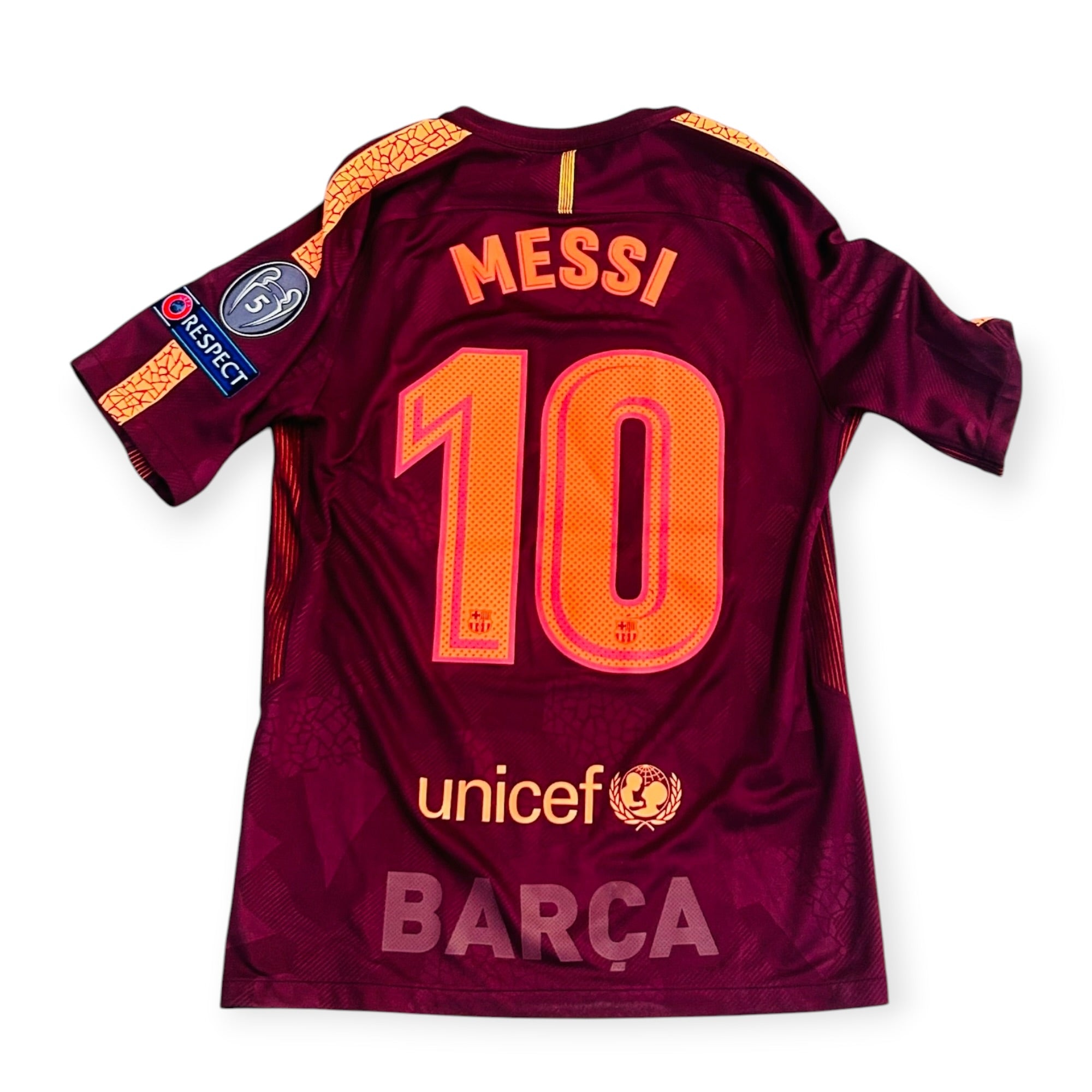FC Barcelona 2017/18 3rd Shirt - Messi 10 (Small)