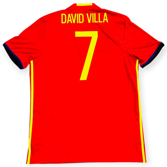 Spain 2016 Home - David Villa 7 (Large)