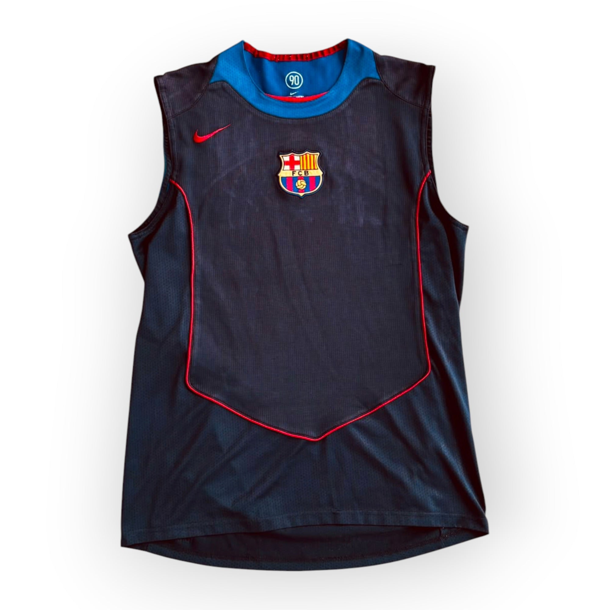 FC Barcelona 2006/07 Blue Training Vest (Medium)