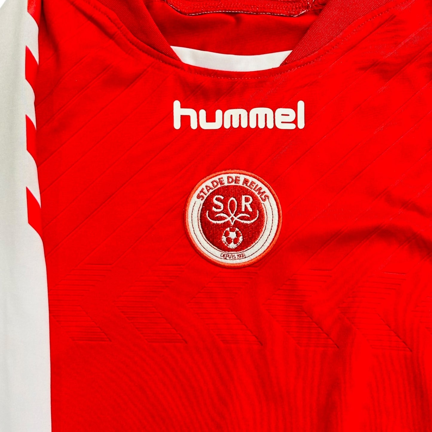 Stade de Reims 2013/14 Home Long Sleeve (Large)