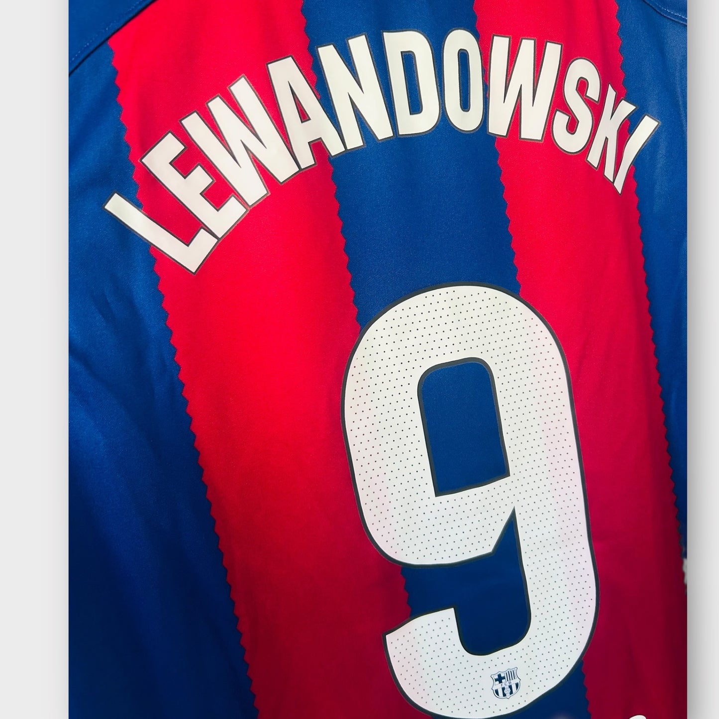 FC Barcelona 2023/24 Home L/S - Lewandowski 9 (Large)