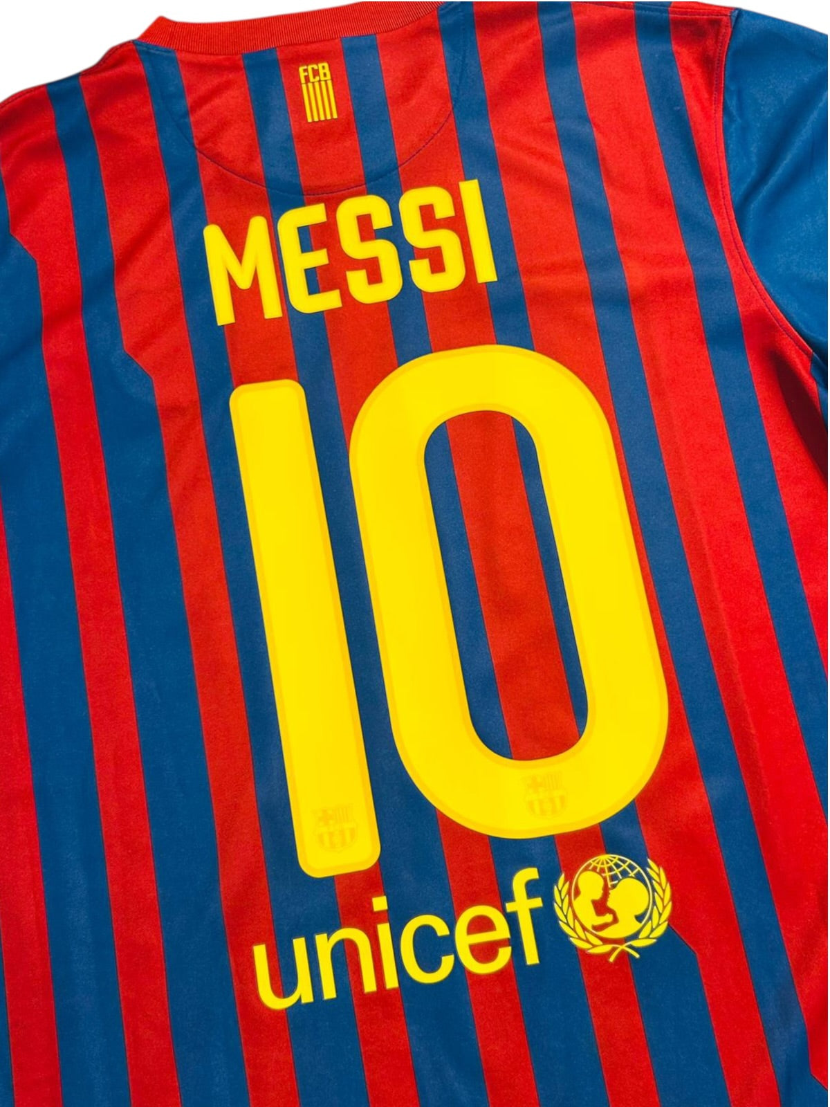 FC Barcelona 2011/12 Home - Messi 10 (Women's Large) - KITLAUNCH