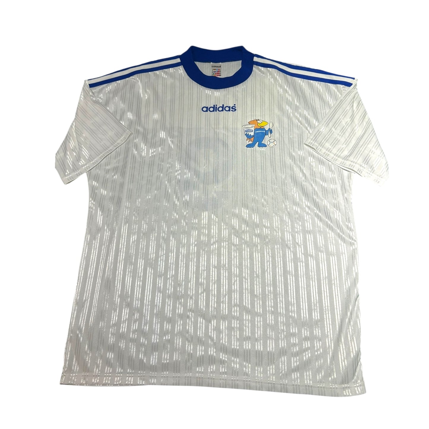 France 1998 Coupe du Monde Adidas Youth Match Worn Shirt (XL)