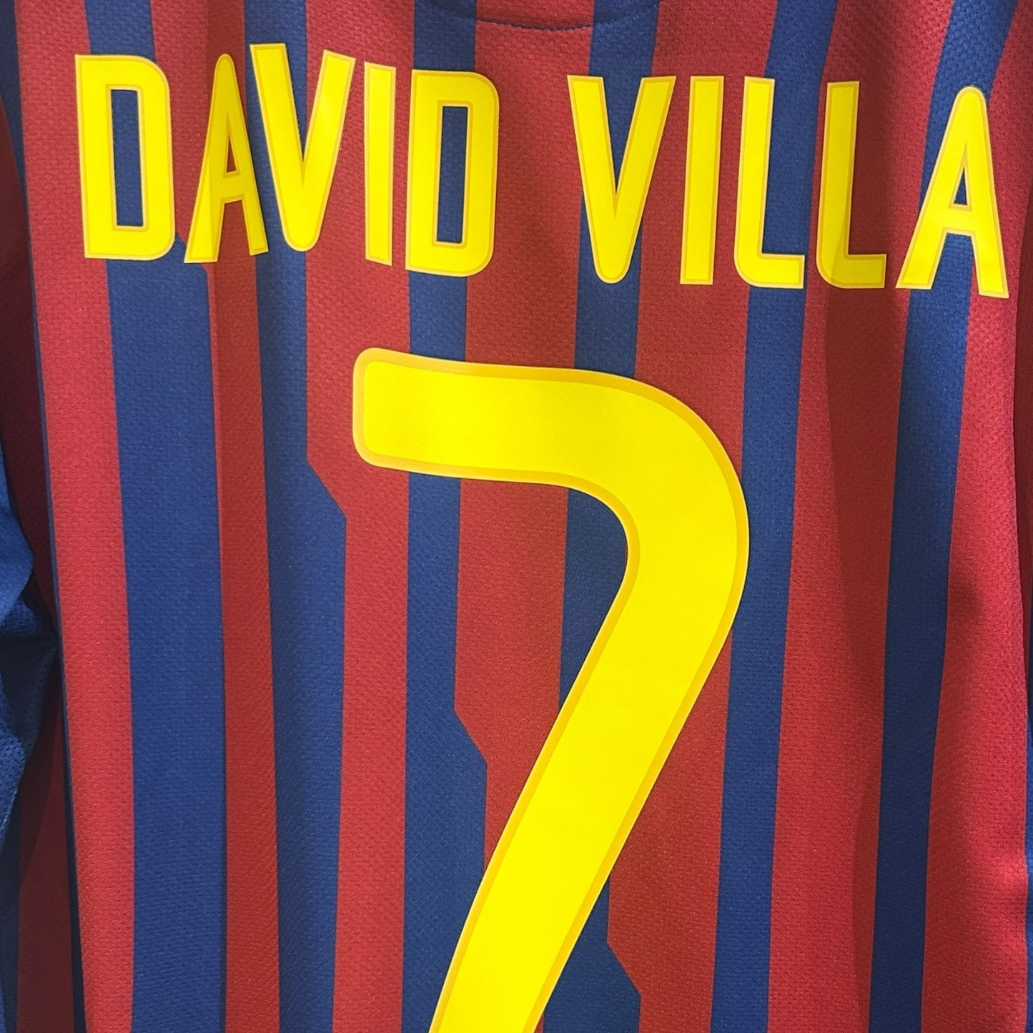 FC Barcelona 2011/12 Home - David Villa 7 (Large)