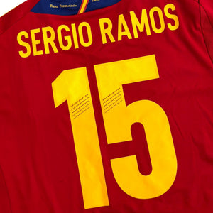 Spain 2012 Home - Sergio Ramos 15 (Large)