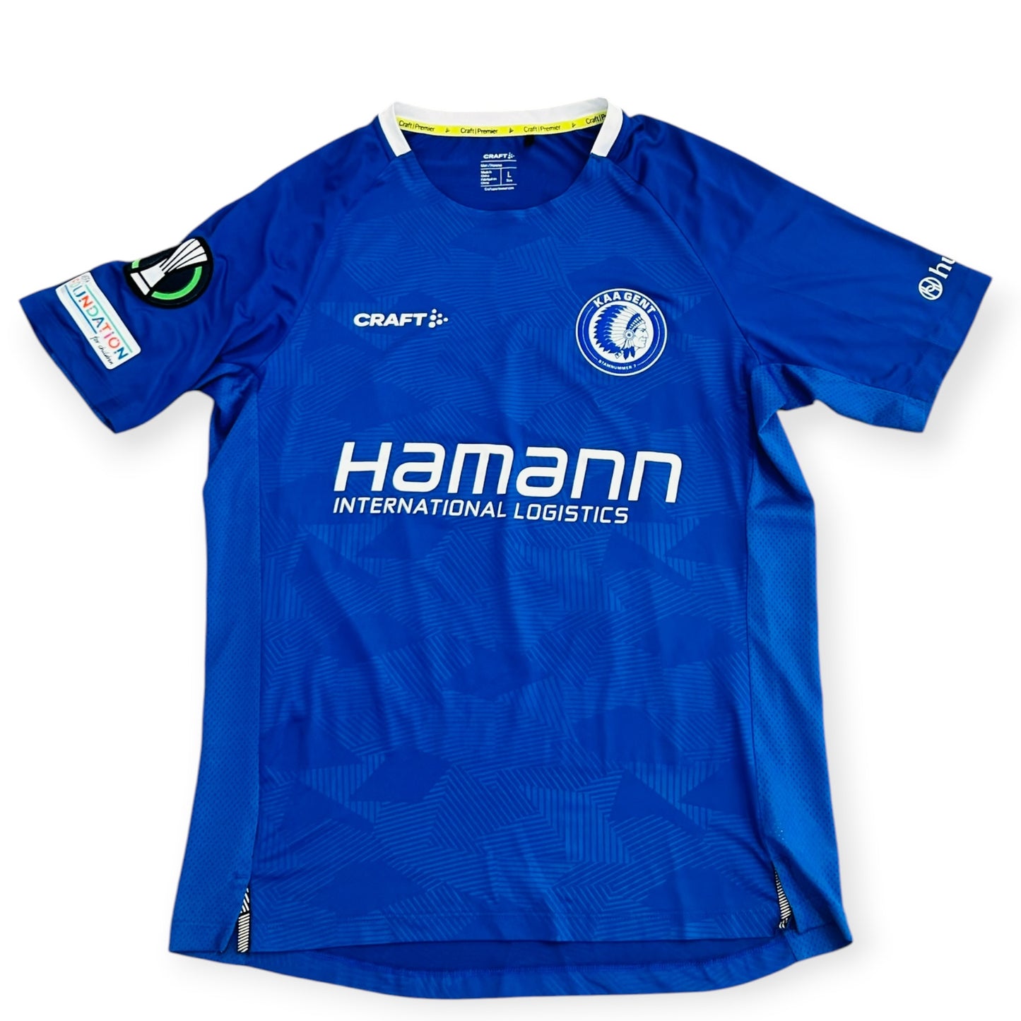 KAA Gent 2022/23 Conference League Home Match Issue - Fernandez 39 (Large) - KITLAUNCH