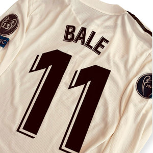 Real Madrid 2018/19 Home Player Version Long Sleeve - Bale 11 (Small)