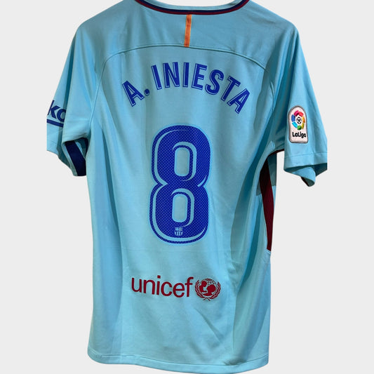 FC Barcelona 2017/18 Away - Iniesta 8 (Medium)