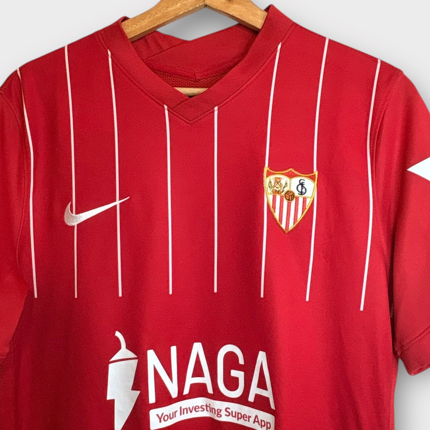 Sevilla 2021/22 Away Papu Gomez Match Issue Shirt (Medium)