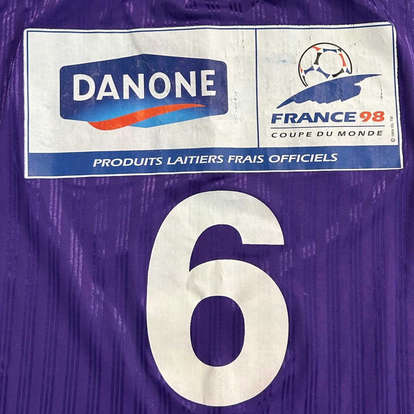 France 1998 Coupe de Monde Youth Shirt - #6 (XL) - KITLAUNCH