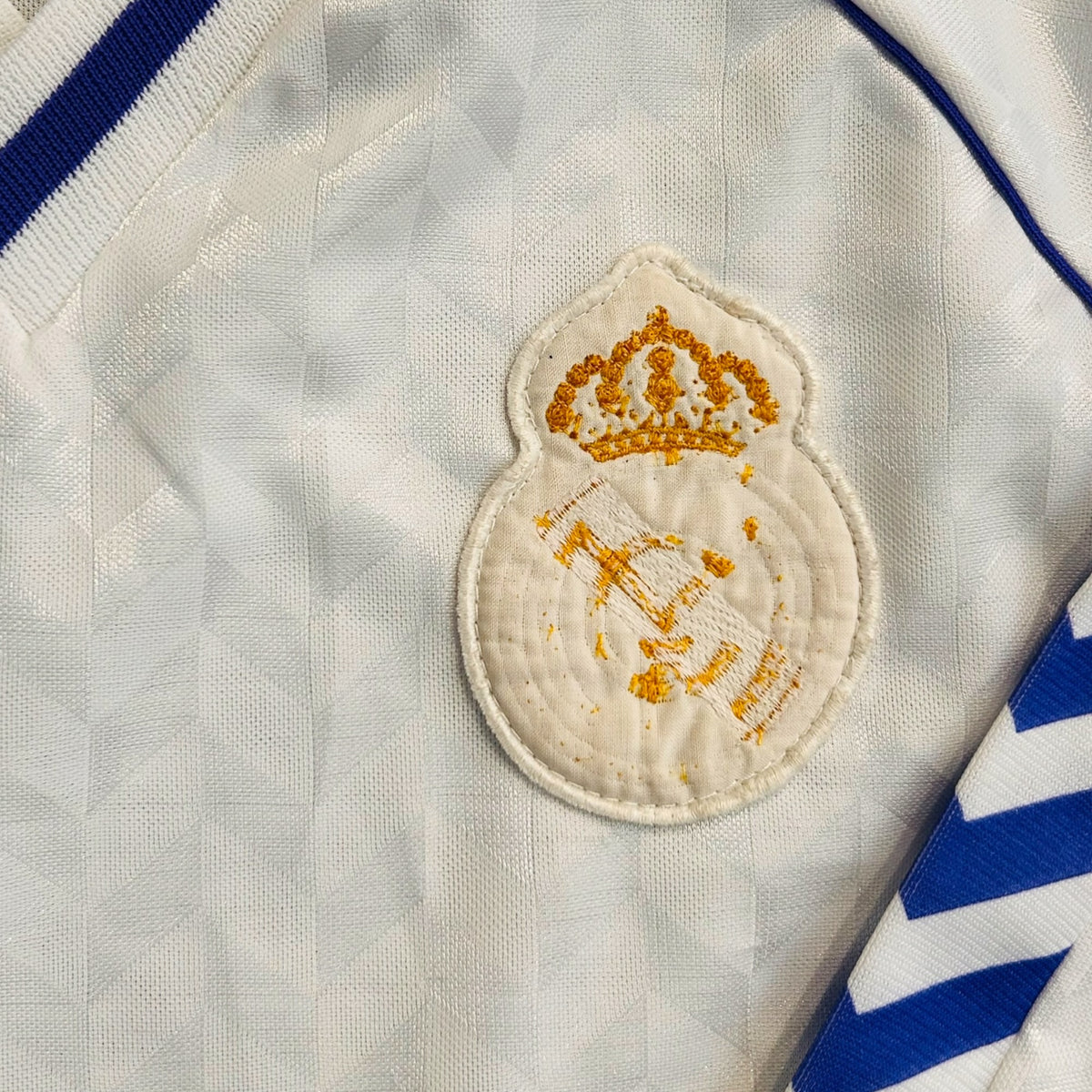 Real Madrid 1986/88 Home L/S (Small) - KITLAUNCH
