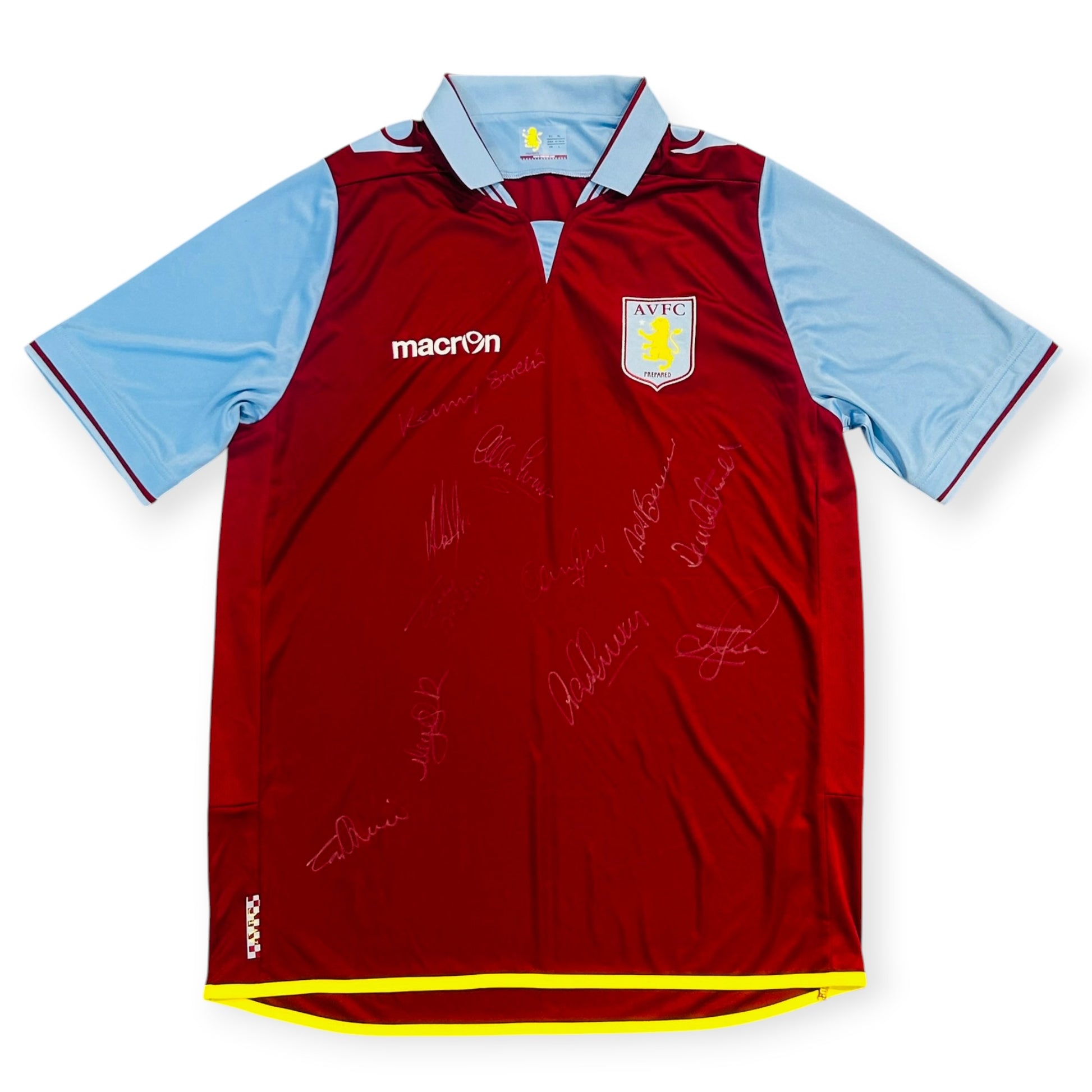 Aston Villa 2012/13 Home Squad Signed (Large) - KITLAUNCH