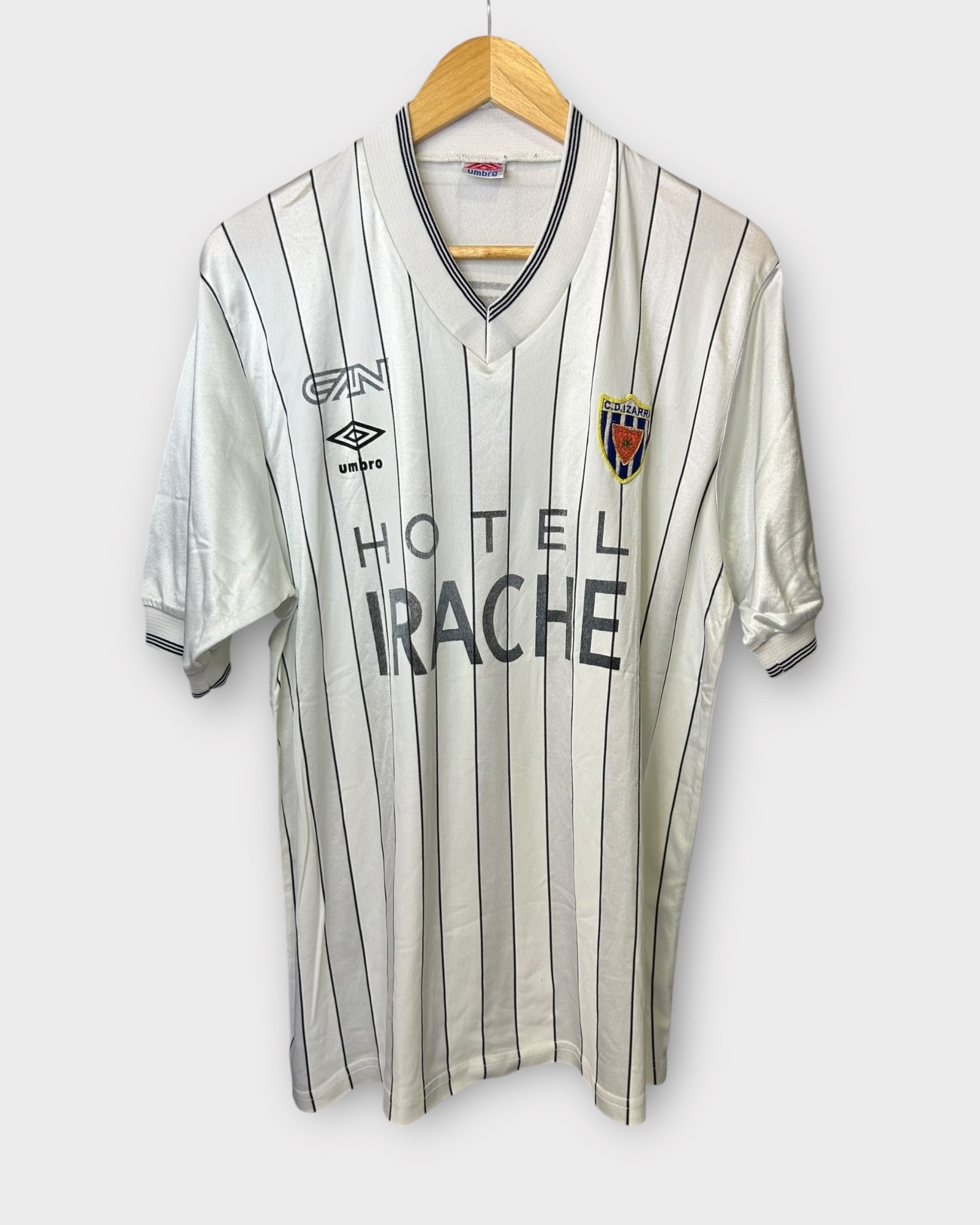 CD Izarra 80s Match Worn Shirt (XL) - KITLAUNCH