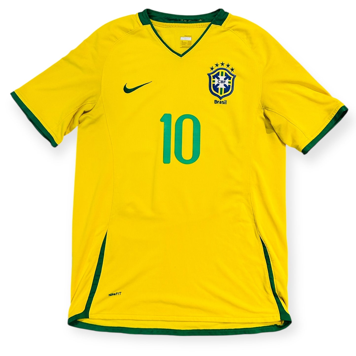 Brazil 2008 Home - Ronaldinho 10 (Medium) - KITLAUNCH