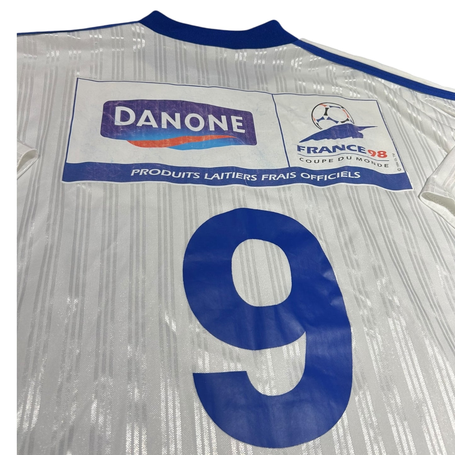 France 1998 Coupe du Monde Adidas Youth Match Worn Shirt (XL)