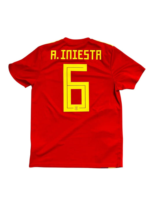 Spain 2018 Home - Iniesta 6 (Medium)