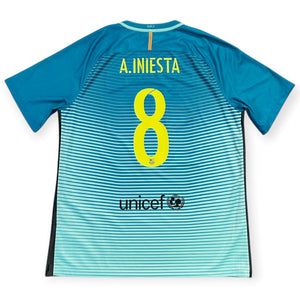 FC Barcelona 2016/17 3rd - Iniesta 8 (XL) - KITLAUNCH