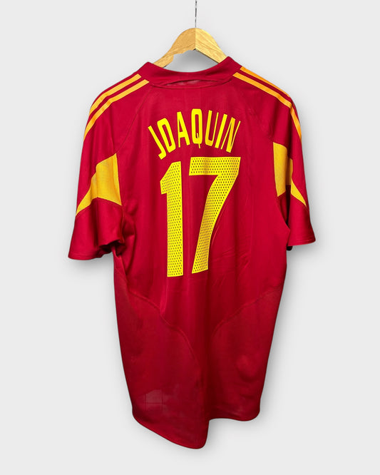 Spain 2004 Home Shirt - Joaquin 17 (Large)