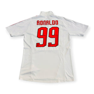 AC Milan 2007/08 Away - Ronaldo 99 *Sample Shirt* (Large) - KITLAUNCH