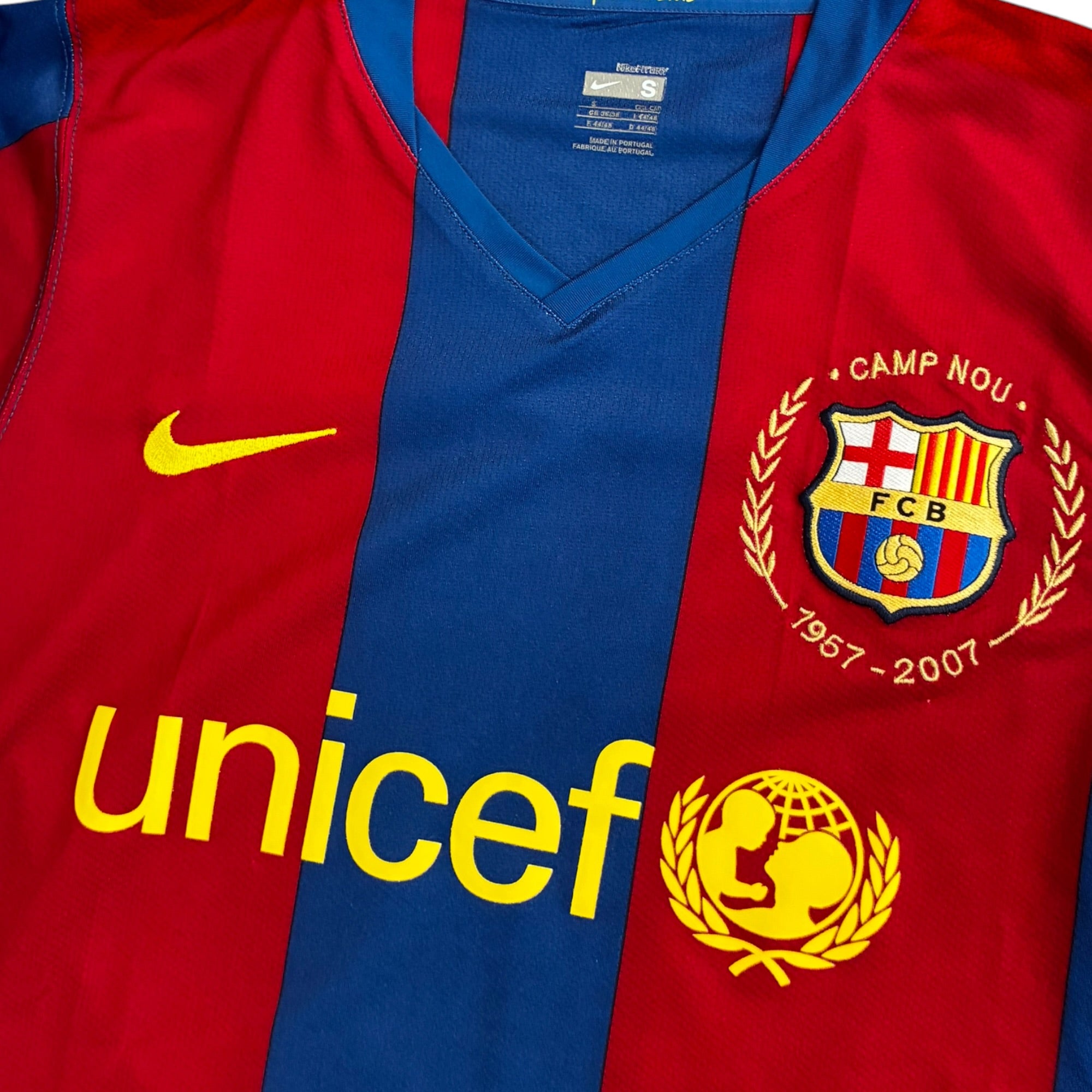 FC Barcelona 2007/08 Home - Messi 19 (Small)